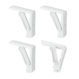 Metaltex 254508 White Plastic Tablecloth Clips x 4