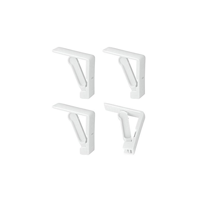 Metaltex 254508 White Plastic Tablecloth Clips x 4