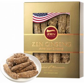 1 Box of Large Short American Wisconsin Ginseng Root (4oz) Performance & Mental Health for Men & Women