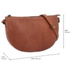 Gusti Louna Leather Shoulder Bag Vintage Women's Brown Leather, brown