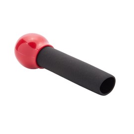 Steelman - Protector para mango de gato para vehículos y suelos, color rojo de alta visibilidad, se adapta a asas de 3,18 cm de diámetro