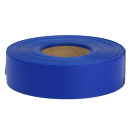 NO Adhesive, Presco Arctic Roll Flagging Tape 3 mils Thick, 1-3/16 in. x 300 ft. (White)