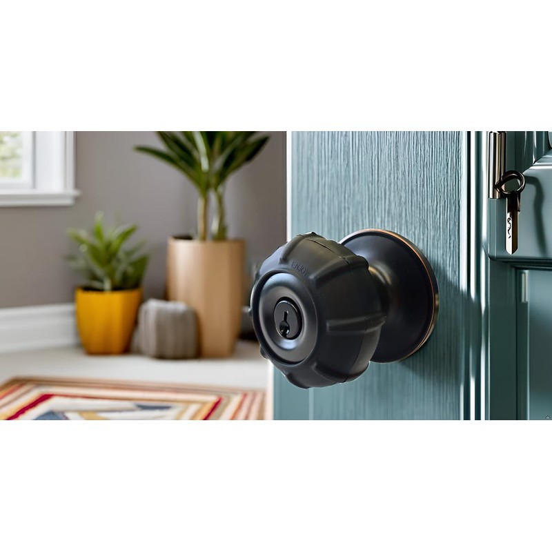 Enjoy Cover | 2 Pack Upgraded Ergonomic Design Door Knob