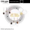 CRLight 2W LED Candelabra Bulb 4000K Daylight White 25W Equivalent