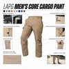 LAPG Men's Core Cargo Tactical Pants, Lightweight & Durable Ripstop
