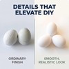 GOUDOGEDC 10PCS Simulation Egg White Plastic Fake Eggs DIY Easter