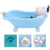 PRETYZOOM Cute Plastic Soap Dish Soap Boxes Funny Animal Cow