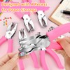 MAPVOLUT 6-Pack Craft Hole Punchers Set - 1/4 Inch Hole