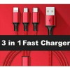 Unbranded NEW Fast USB Charging Cable Universal 3 in 1