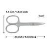 Wilkinson Sword Manicure Scissors Nail Scissors in Matt Chrome, Pack