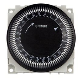 Optimum OP-FM1STU00 24 Hour Synchronous Time Switch Module, 230 V, Black/White