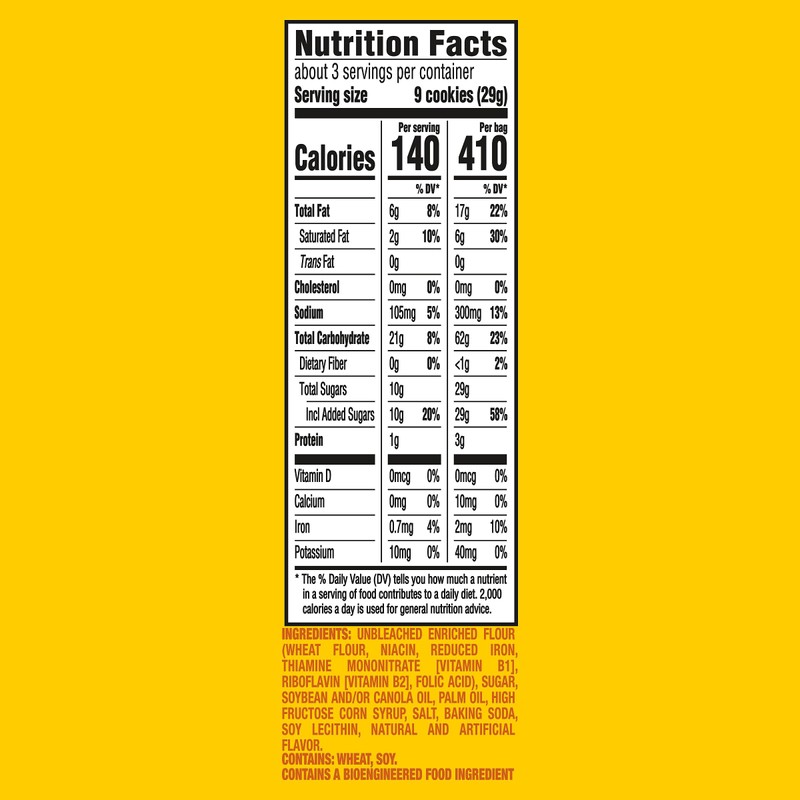 OREO Minis Golden Sandwich Cookies, 3 oz