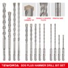 17PCS Rotary Hammer Drill Bits and Chisel Set for Impact