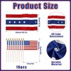 Mindsoft 11 Pcs 4th of July Door Decoration Set for