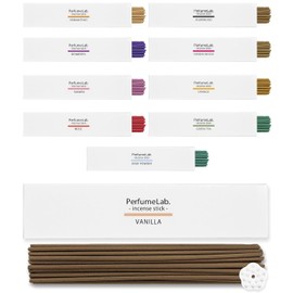 Japanese Incense Aroma Incense Holder Set (40 Sticks + Incense Holder, Vanilla)