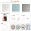 Myfelicity 3 Embroidery kit for Beginners, Embroidery Starter Kits to