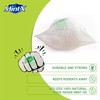 Mint -X Rodent Repellent Indoor Tall Kitchen Drawstring Trash Bags