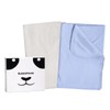 BubblePanda Rayon Made from Bamboo Swaddle Blanket 2PACK (Slate&Oat)