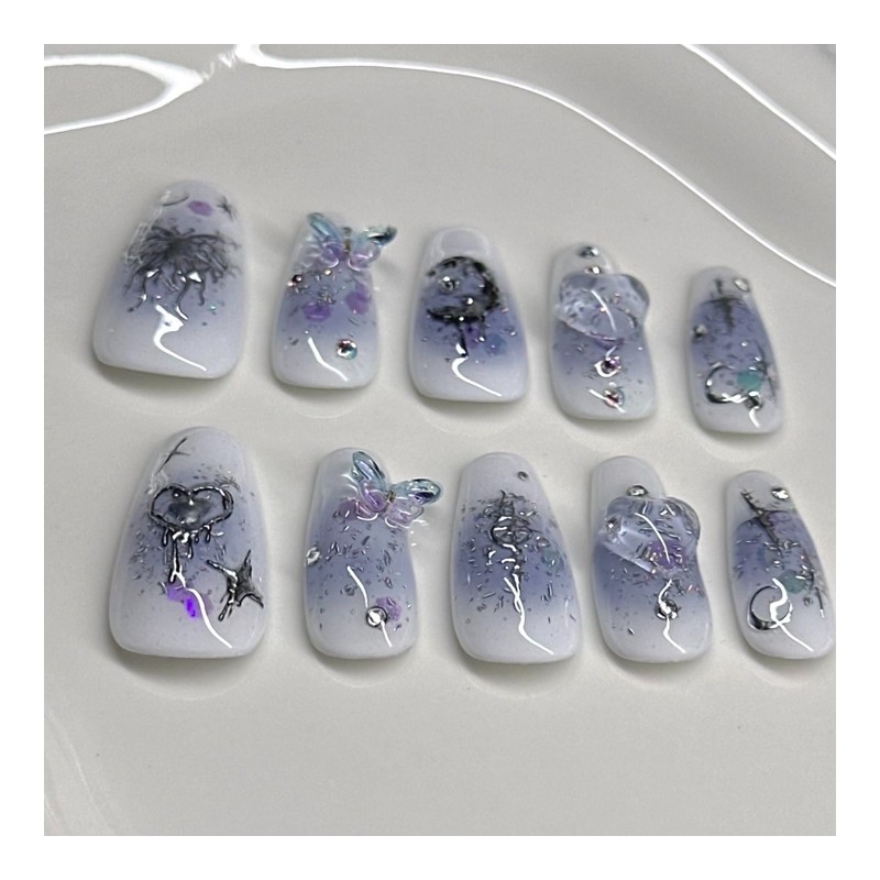 Discount commemorating the surge in orders Labyrinth Butterfly Handmade Nails