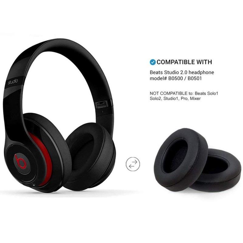 Studio 3 Ear Pads Replacement Cushions Compatible with Beats Studio
