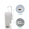 Fridge Thermometer, Indoor Fridge Thermometer, Digital Freezer Thermometer, Waterproof Refrigerator