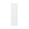 JUBEST 24"x80" 2-Panel Shaker Style White Primed Hollow Core Interior