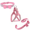 Newtensina Bowtie Dog Collar & Harness & Lead Sets Comfortable