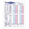 300 Premium Large Double Sided Triple Score Sheets Cards Pads
