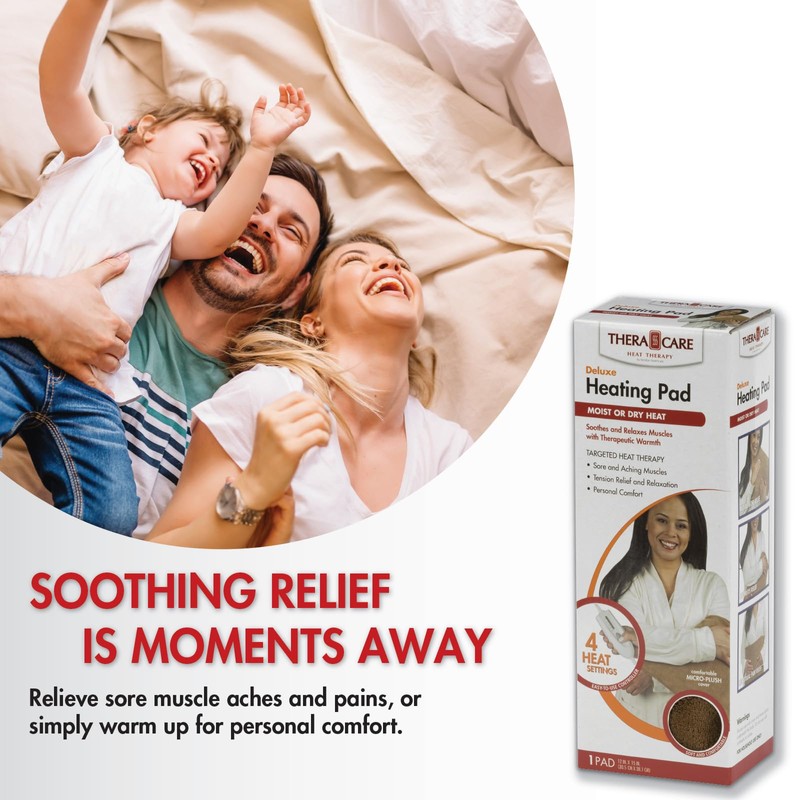 Deluxe Heating Pad Moist/Dry Heat Therapy