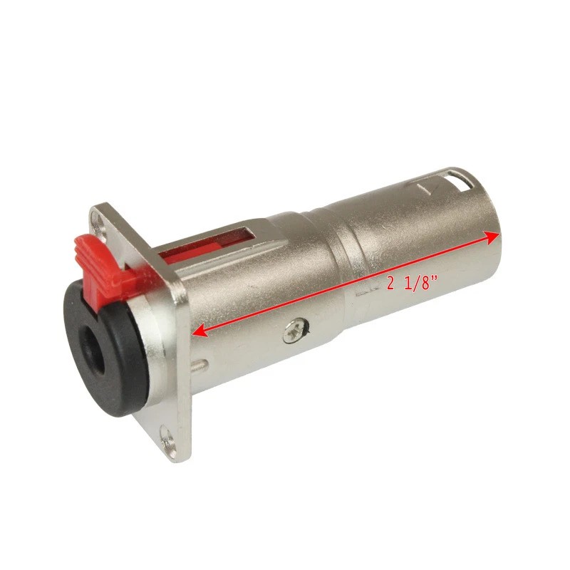 MCSPROAUDIO 1/4 TRS to 3pin XLR male audio Pass through