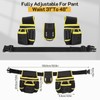 Tool Belt, 27-Pockets Tool Belts for Men Work Belt Pouch