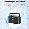 200W Portable Power Station (400W Peak), mormluck 118Wh Solar Generators