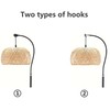 LamYHeng 77“Height Floor Stand Hook for Light Lamp,3.65lb Sturdy Base,Adjustable