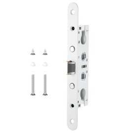 2 Point Bolt Mortise Lock Body Fit Pella Storm Doors, All White