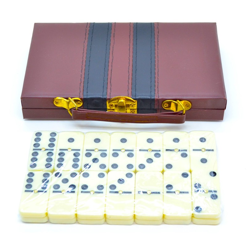 Domino Poker 28 Pieces Double 6 Points Dominoes for Adults