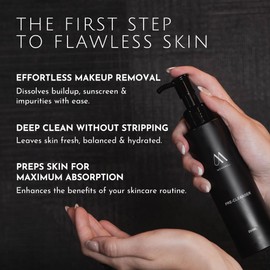 Monopoli Skin Pre-Cleanser Oil | Deep Cleansing and Nourishing | Enriched with Rice Bran Oil | Perfect for Removing Makeup and Impurities | Single 200ml