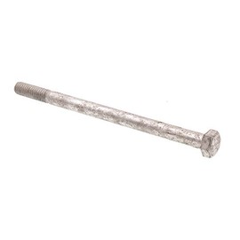 Prime-Line 9059403 Hex Bolts, 5/16 in.-18 X 5 in, A307 Grade A Hot Dip Galvanized Steel (10 Pack), Zinc