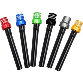 Daorfaa 6 Pack Universal Gas Cap Vent Tubes with Valve Ball, Fuel Tank Breather Hose for 50cc-150cc Motorcycles, Pit Bikes, ATVs, Kids Quads - Two-Way Venting, Dust Protection, 6 Colors