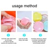 4Pcs Glowing Pool Balls Reusable Silicone Glowing Beach Ball Water
