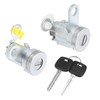 X AUTOHAUX 1 Pair Door Lock Cylinder Set Kit with