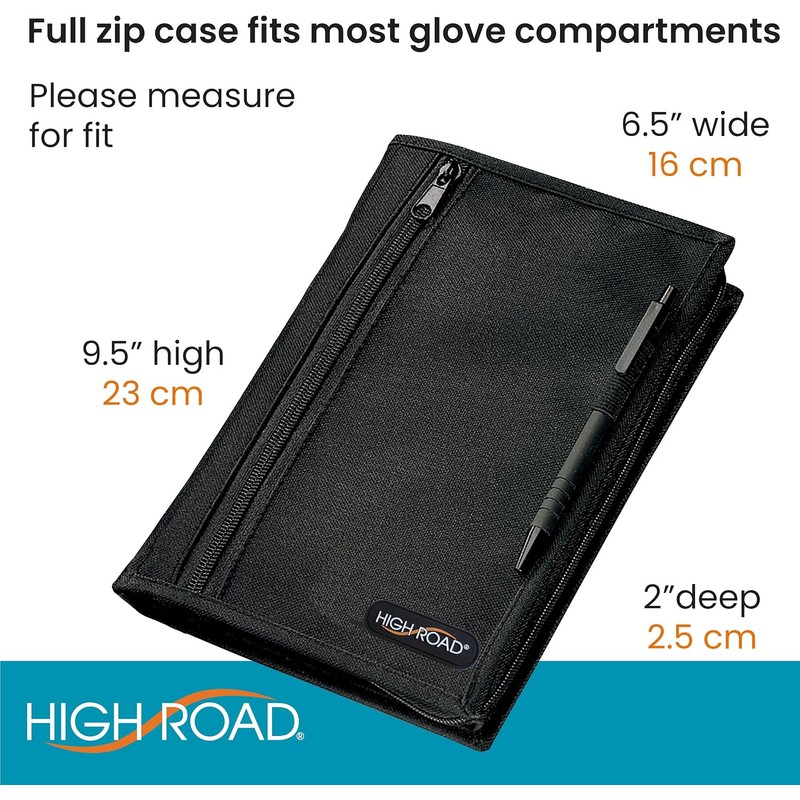 High Road - Organizador de la guantera y Caja de