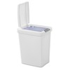 Sterilite 7.5 Gallon TouchTop Wastebasket Trash Can with Pop Up