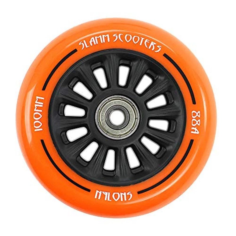 Slamm Pro Scooter Nylon Core Wheel And Bearings - Green