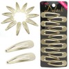 Dofash 12pcs 5CM/2IN Snap Hair Clips Basic Hair Barrettes Hair