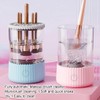 Limpiador de brochas de maquillaje eléctrico, fácil y práctico compañero