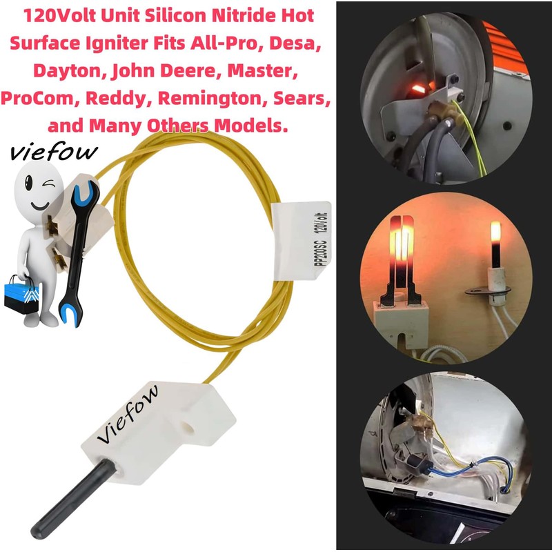 PP200SC PP200 HA1000 Hot Surface Igniter for Desa Reddy Master