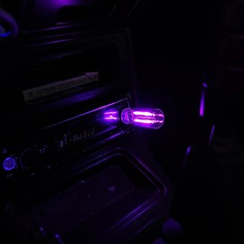 Car Neon Light for Car Accessories Car LED Lights Interior, Car Decor Car Lights Interior USB Car Light Car Accessories Car Lamp (Purple)