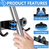 3-H Magnetic Broom Holder Wall Mounted 2 Pack, Strong Magnetic