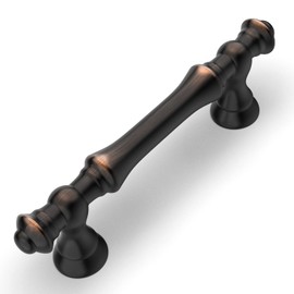 Amerdeco 10 Pack Oil Rubbed Bronze Cabinet Pulls 3 Inch(76mm) Hole Center Cabinet Hardware Kitchen Cabinet Handles for Bathroom Drawer Pulls Dresser Pulls ZH0014……