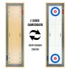 GoSports Shuffleboard and Curling 2 in 1 Table Game